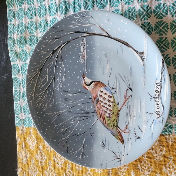 Limoges Other - Limoges,Haviland Partridge  Display plate,EUC,Holiday serving/Display plate